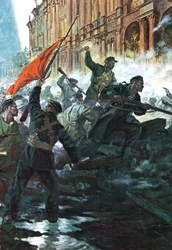 Die Erstürmung des Winterpalastes, St. Petersburg, Russische Revolution, Oktober 1917