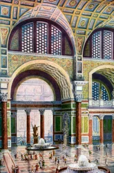 Das Tepidarium der Caracalla-Thermen, Rom, Italien, 1933-1934