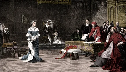 Der Prozess von Königin Katharina, 1529, 1905
