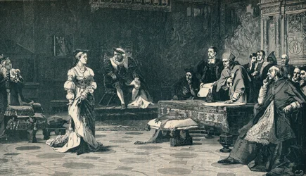 Der Prozess von Königin Katharina, 1529, 1905