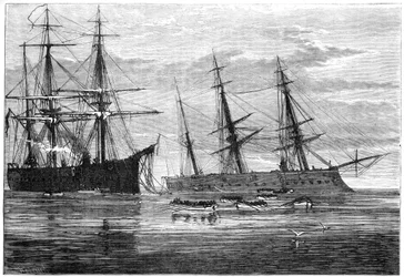 Das Wrack der HMS Vanguard