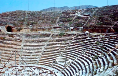 Theater, Hierapolis, Pamukkale, Türkei, 190 v. Chr.
