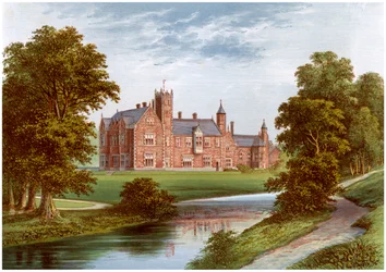 Thicket Priory, York, Heimat der Familie Dunnington-Jefferson, ca. 1880