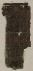 Drei Fragmente italienischer gotischer Seide, 1300er