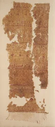 Tiraz mit dichten Guilloche-Bändern, 1100er