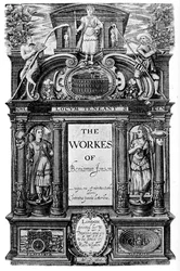 Titelseite der Werke von Ben Jonson, 1616, 1893