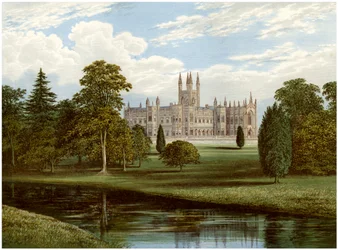 Toddington Park, Gloucestershire, Heim von Lord Sudeley, ca. 1880