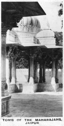 Grab der Maharadschas, Jaipur, Rajasthan, Indien, ca. 1925