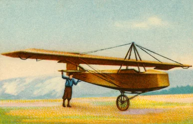Schulungssegelflugzeug an der Grunau Segelflugschule, Deutschland, 1932