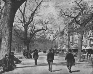 Tremont Street und The Common, Boston, USA, ca. 1900