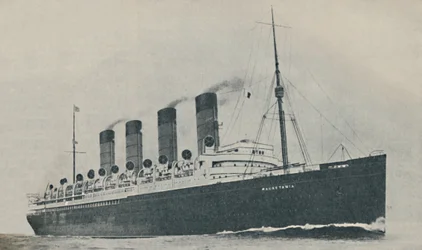 Triumphierend seit zwanzig Jahren. Die Mauretania, gebaut 1907, um 1927, 1936