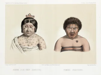 Zwei Guaycuru-Frauen, Südamerika, ca. 1843-1847