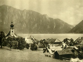 Unterach am Attersee, Oberösterreich, ca. 1935