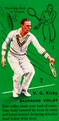 V. G. Kirby - Rückhandvolley, ca. 1935