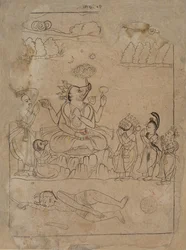 Varaha triumphierend, spätes 18. Jahrhundert