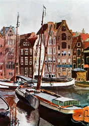 Ansicht von Amsterdam, 1907 1911-1912