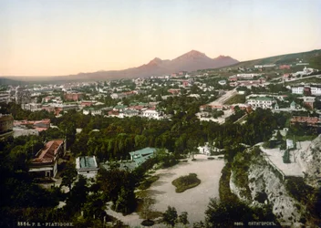 Blick auf Pjatigorsk, Russland, 1895