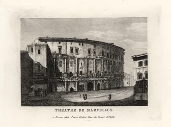Ansicht des Theaters des Marcellus, Rom