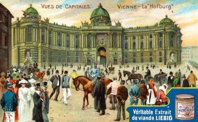 Ansichten von Hauptstädten: Die Hofburg, Wien, ca. 1900