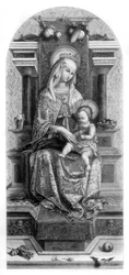 Jungfrau und Kind, 1482, 1870