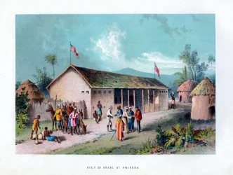 Besuch von Arabern in Kwirara, ca. 1875