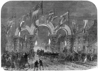 Besuch des Prinzen und der Prinzessin von Wales im Dunrobin Castle, Schottland