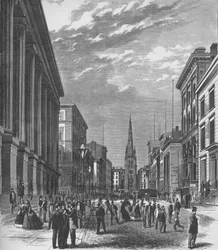 Wall Street, New York City, 1866, 1938