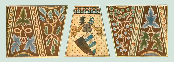 Wandmalereien in der Kirche St. Gieri, Rhäzüns, Graubünden, Schweiz, 1928