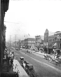 Washington Avenue, Minneapolis, Minnesota, USA, ca. 1900