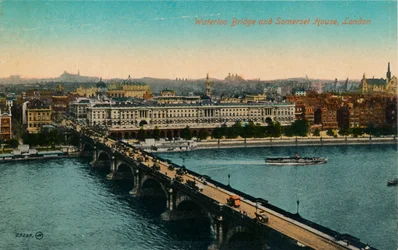 Waterloo-Brücke und Somerset House, London, c1910