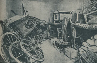 Reichtum jenseits der Träume der Habgier dem Grab übergeben, ca. 1935