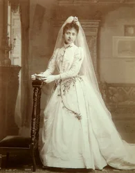 Hochzeitsporträt, 1880er Jahre
