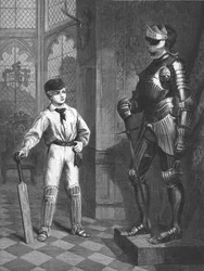 Was für ein fröhlicher Wicket-Keeper er wäre, 1875