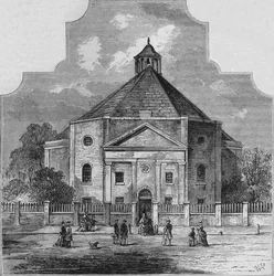 Whitefields Tabernakel, Tottenham Court Road, Westminster, London, 1820-1878