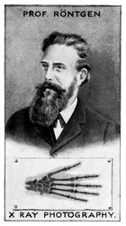 Wilhelm Conrad Röntgen, deutscher Physiker, um 1924