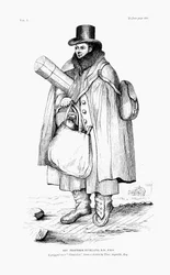 William Buckland, Geologe, Paläontologe und Geistlicher, ausgerüstet zur Erkundung eines Gletschers, 1875