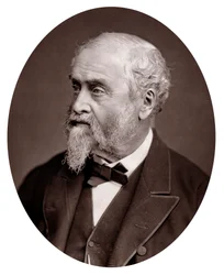 William Harrison Ainsworth 1805-1882, englischer historischer Romanautor, 1881