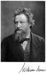 William Morris, englischer Künstler, Schriftsteller, Sozialist und Aktivist des 19. Jahrhunderts, 1901