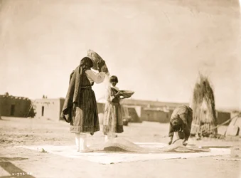 Weizen winnowen - San Juan 1905