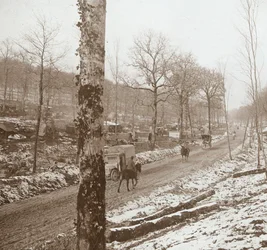 Winter, Genicourt, Nordfrankreich, ca. 1914-1918