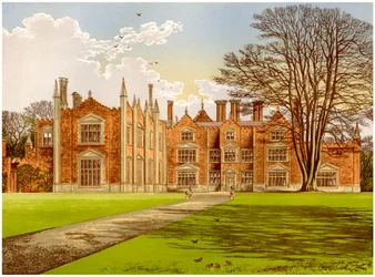 Witchingham Hall, Norfolk, Heimat von Viscount Canterbury, ca. 1880