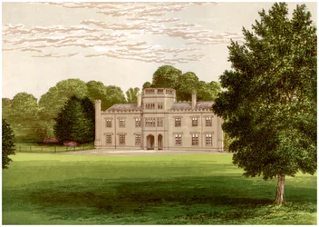 Wolseley Hall, Staffordshire, Heimat von Baronet Wolseley, ca. 1880
