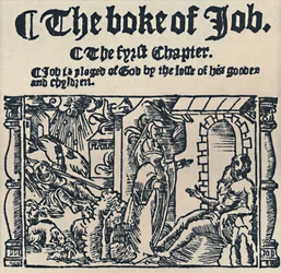 Holzschnitt aus der Großen Bibel, 1539, 1539, 1947