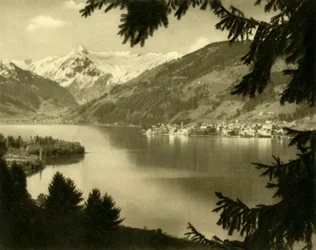 Zell am See, Österreich, um 1935