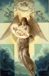 Alleluia, Weihnachtskarte, 1882