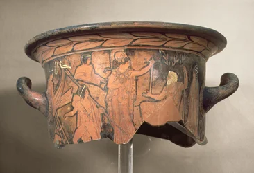 Schwarzfiguriger Krater, 4. Jahrhundert v. Chr. (Fragment)