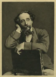 Charles Dickens, Porträt nach einem Foto von Herbert Watkins (geb. 1828)
