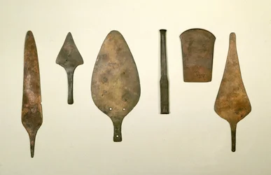 Kupferwerkzeuge, Harappa, 2300-1750 v. Chr.