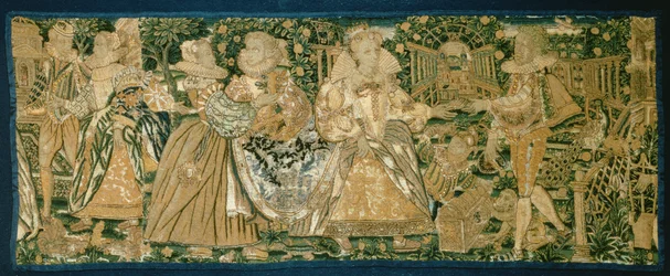 Stickerei-Valance, ca. 1575
