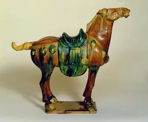 Tang-Stil Keramikfigur eines Pferdes